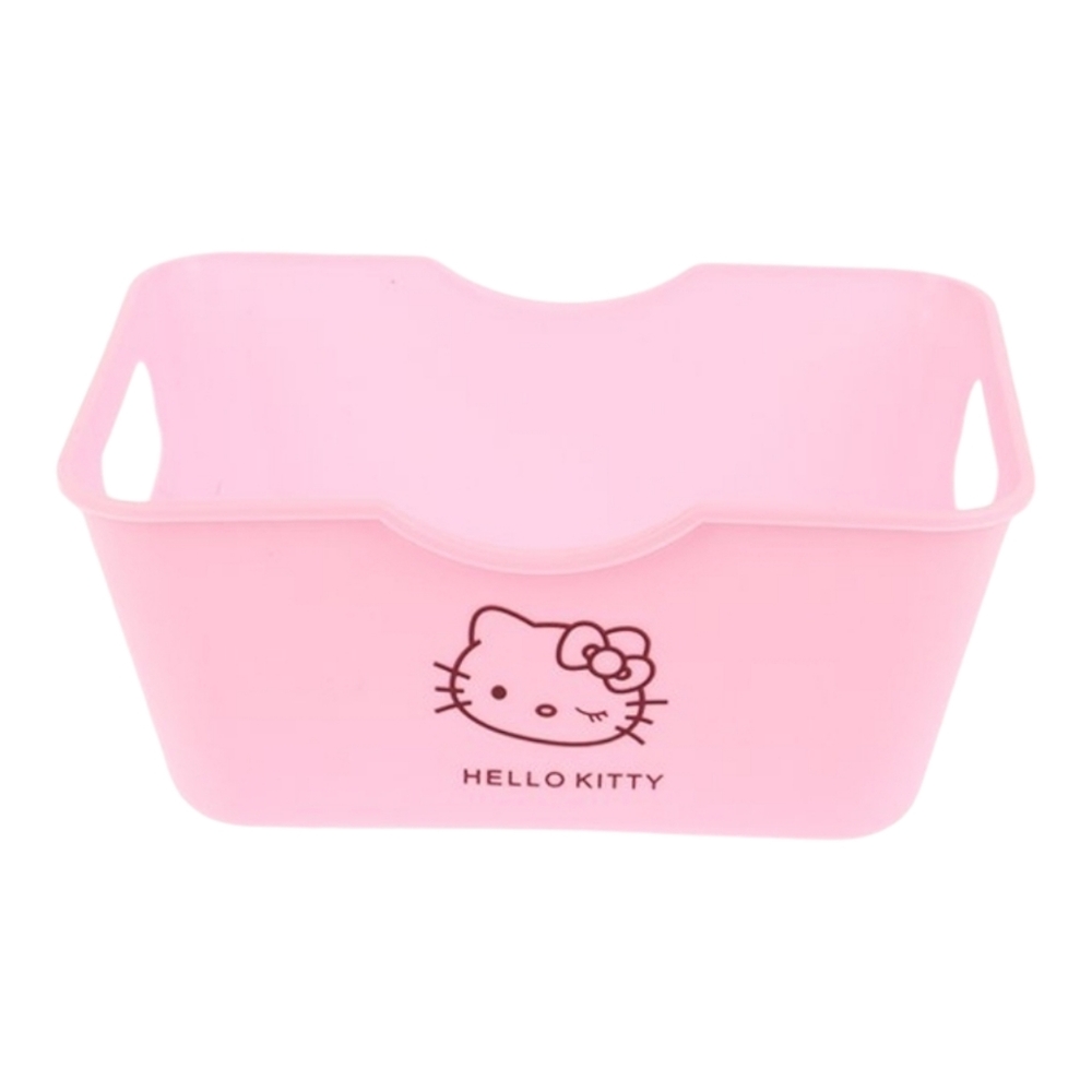 1 Pcs Anime Kawaii Hello Kitty Y2K Pink Small Plastic 6" x 4.5" x 3" Storage Box